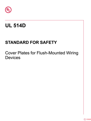 UL 514D PDF UL 514D PDF